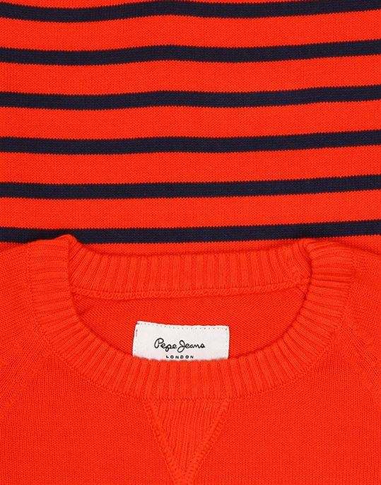 Pepe Kids Red Casual Wear Sweater